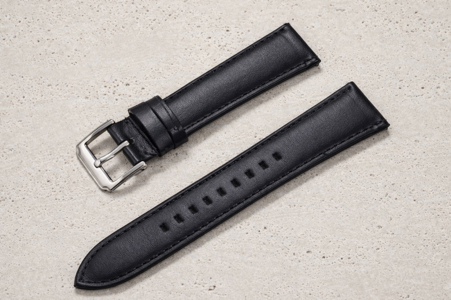 Black leather