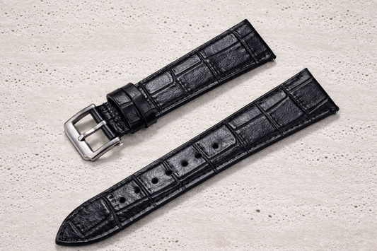 Black alligator-style