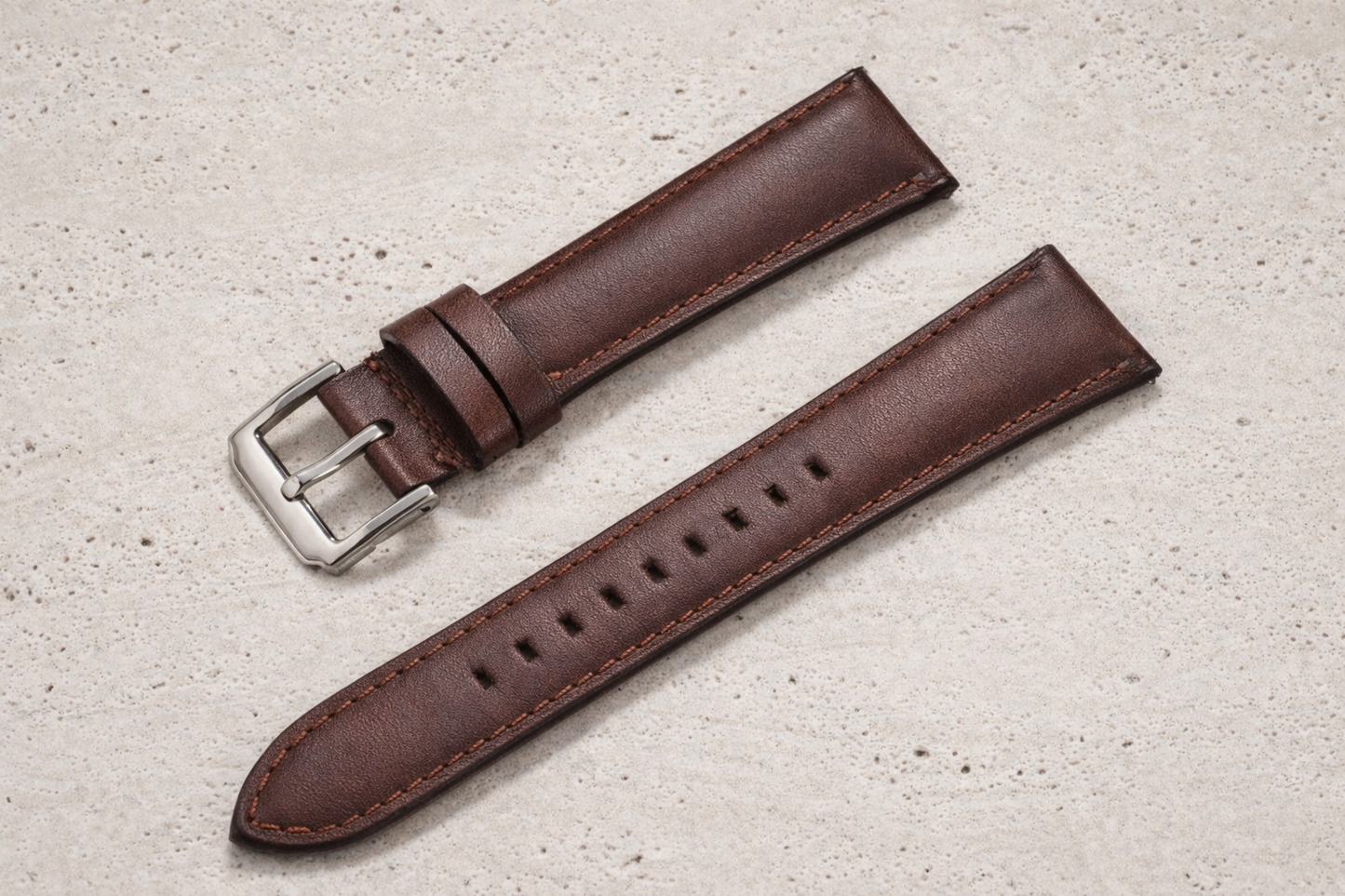 Brown leather